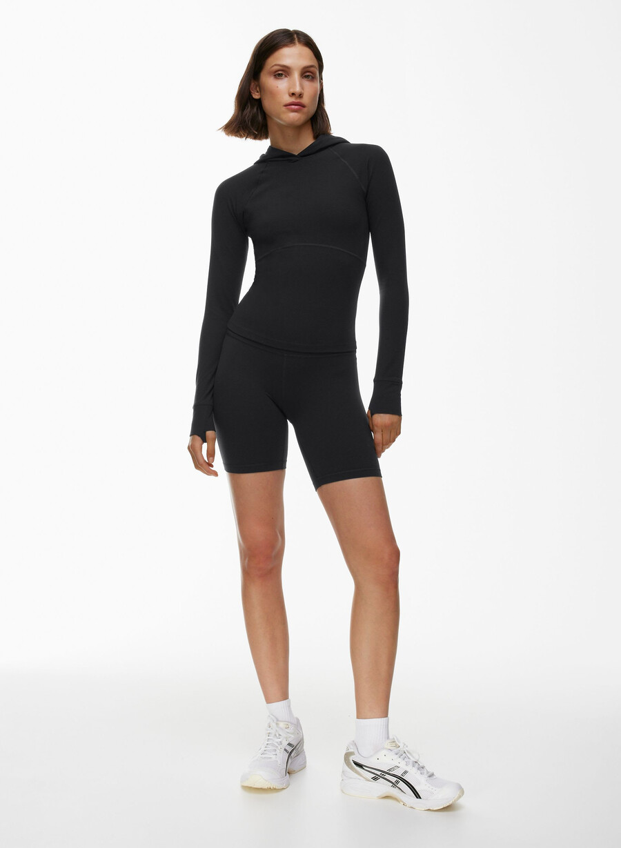 tnabutter cheeky hi-rise 7 short neronero spiro