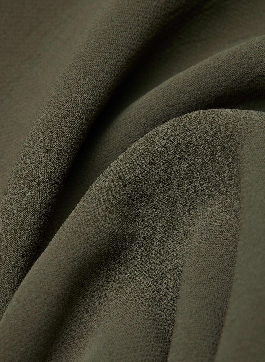 minigonna classica - crepette dark olive