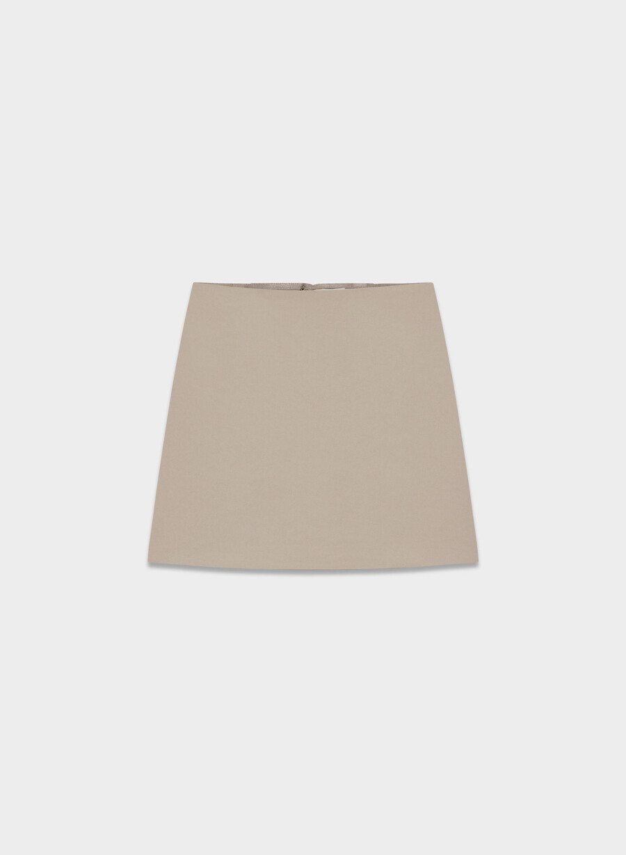 minigonna classica - crepette nomad taupe