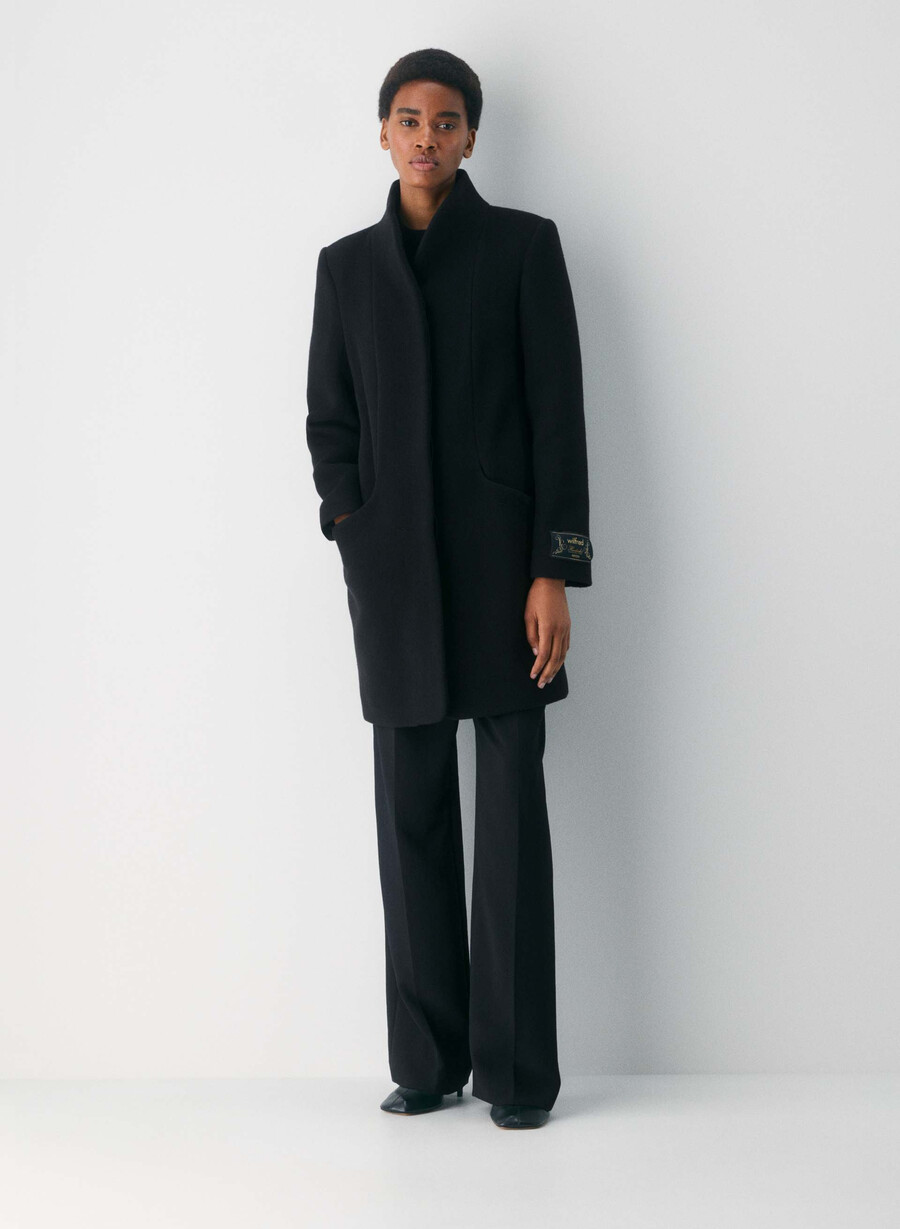 il cappotto cocoon nuovo - lana cashmere nero
