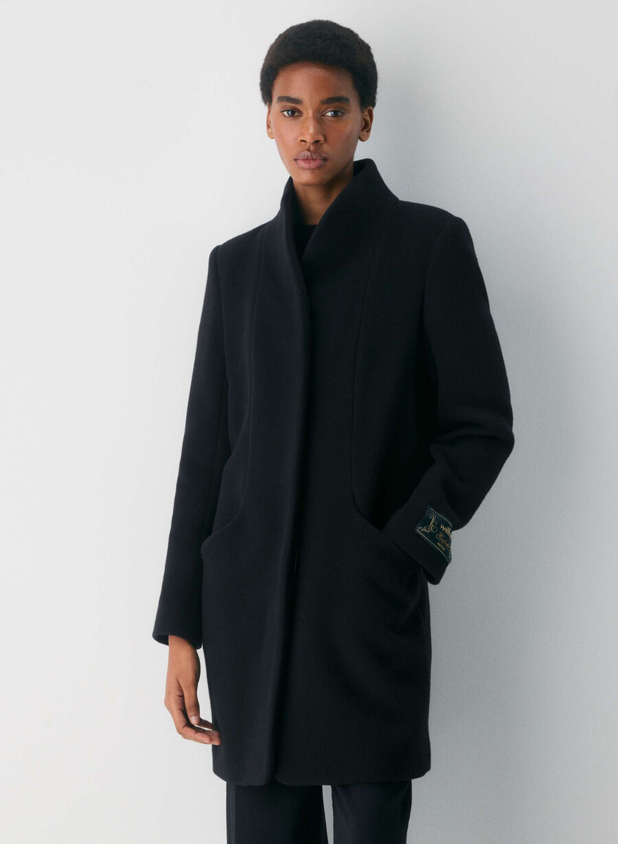 il cappotto cocoon nuovo - lana cashmere nero