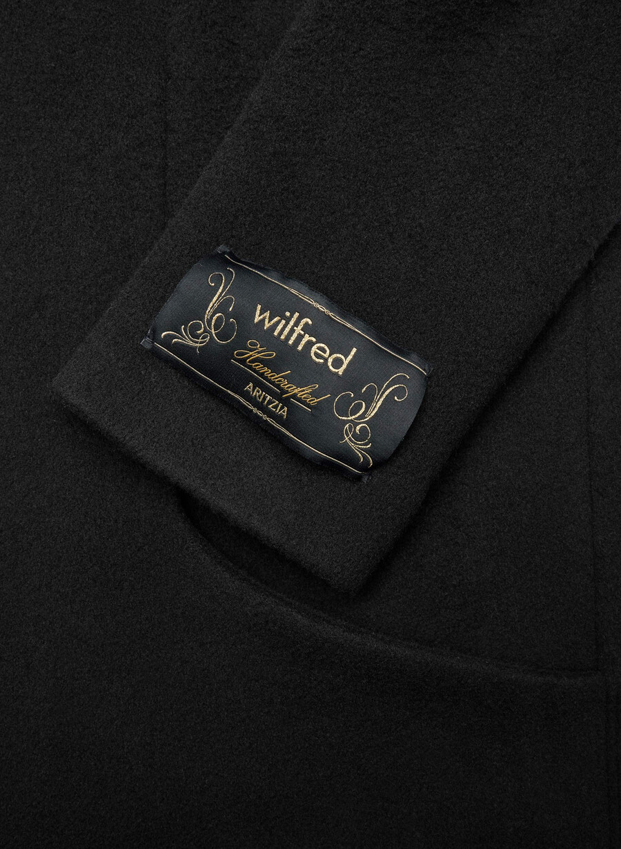 il cappotto cocoon nuovo - lana cashmere nero