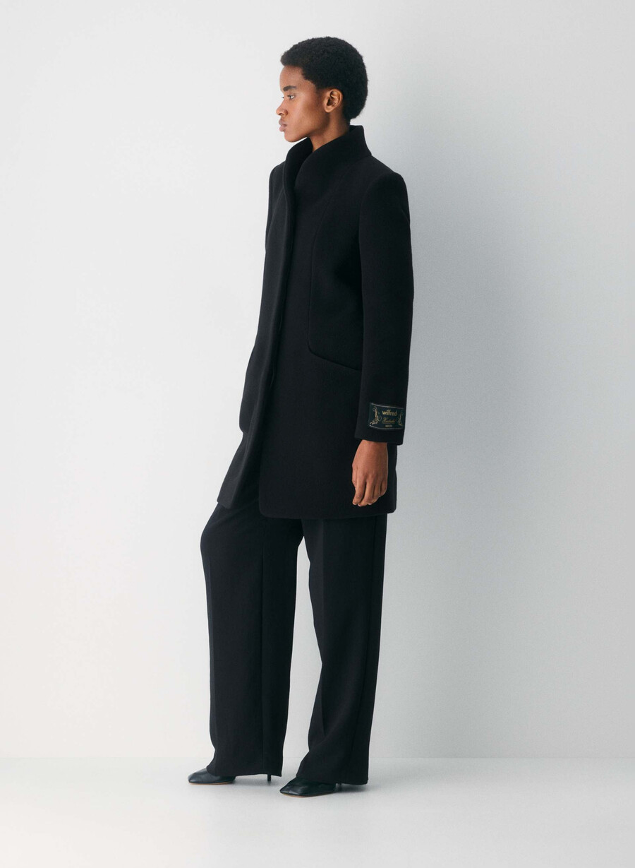 il cappotto cocoon nuovo - lana cashmere nero