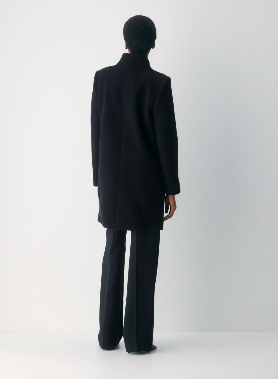 il cappotto cocoon nuovo - lana cashmere nero