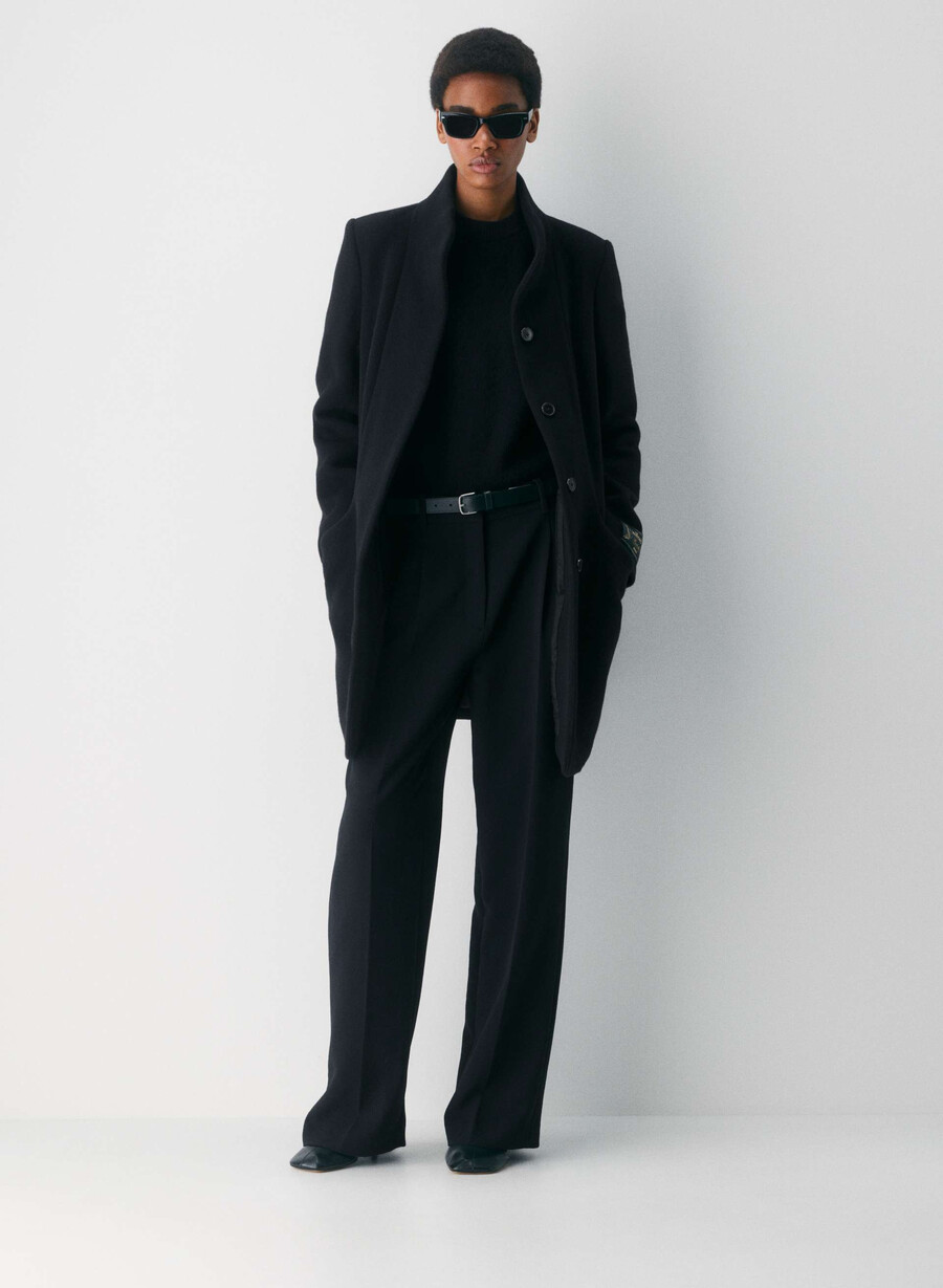 il cappotto cocoon nuovo - lana cashmere nero