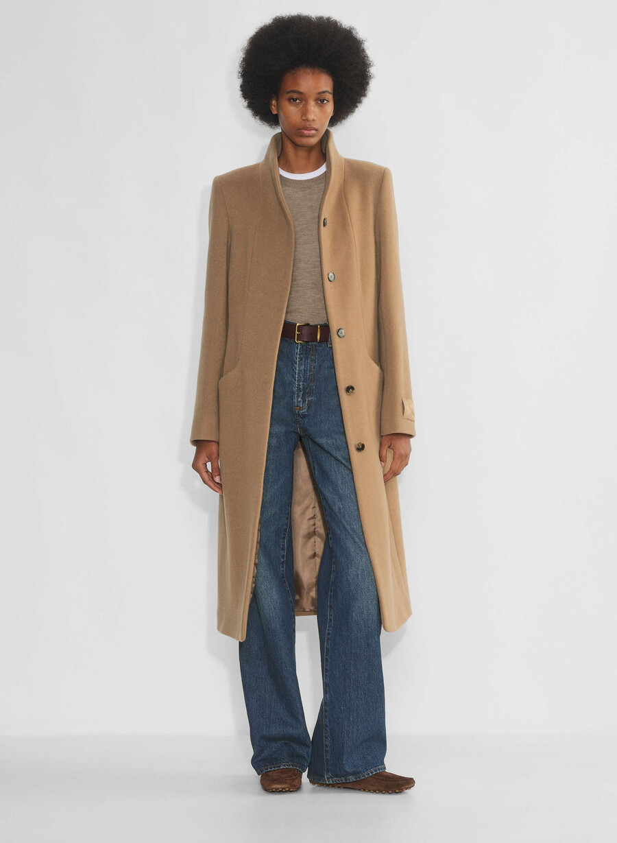 cappotto lungo cocoon - lana cashmere saville