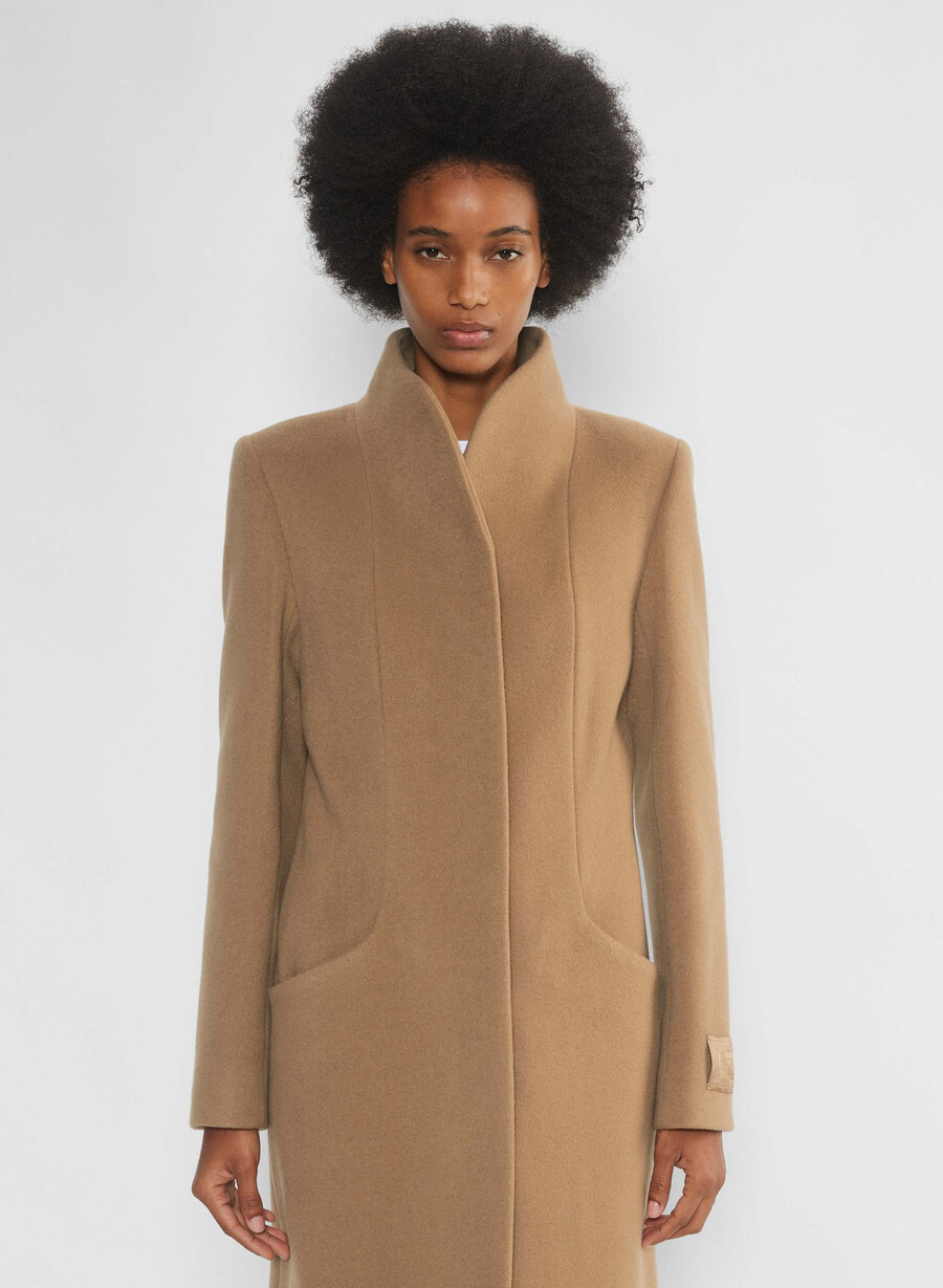 cappotto lungo cocoon - lana cashmere saville