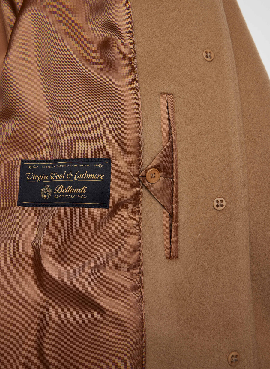 cappotto lungo cocoon - lana cashmere saville