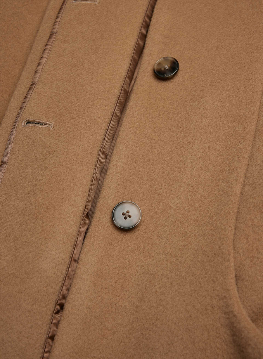 cappotto lungo cocoon - lana cashmere saville