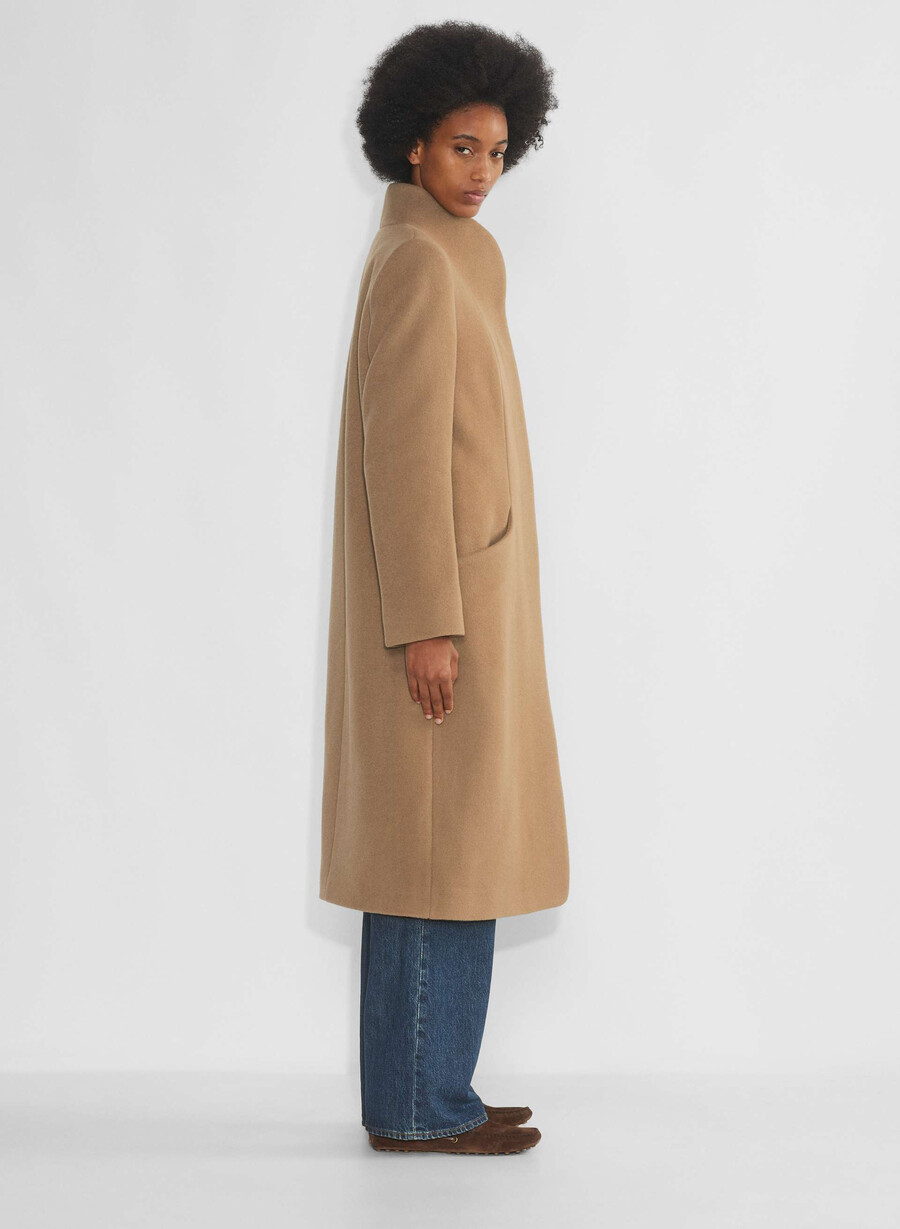 cappotto lungo cocoon - lana cashmere saville