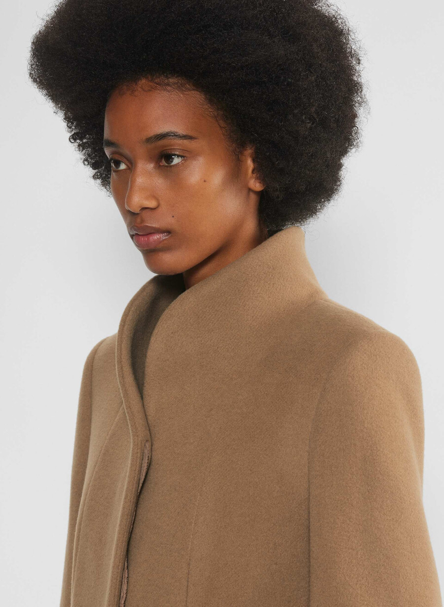 cappotto lungo cocoon - lana cashmere saville