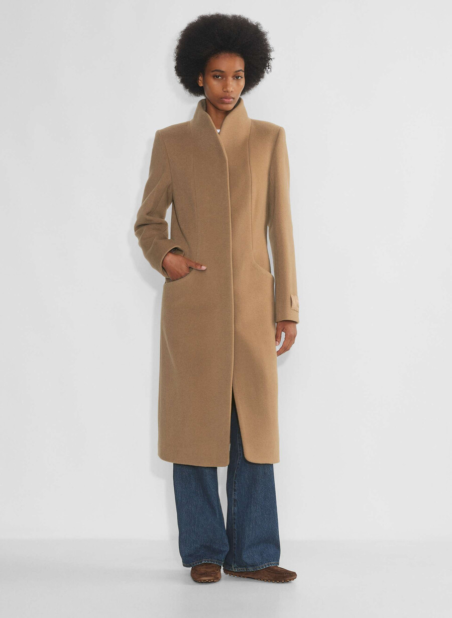 cappotto lungo cocoon - lana cashmere saville