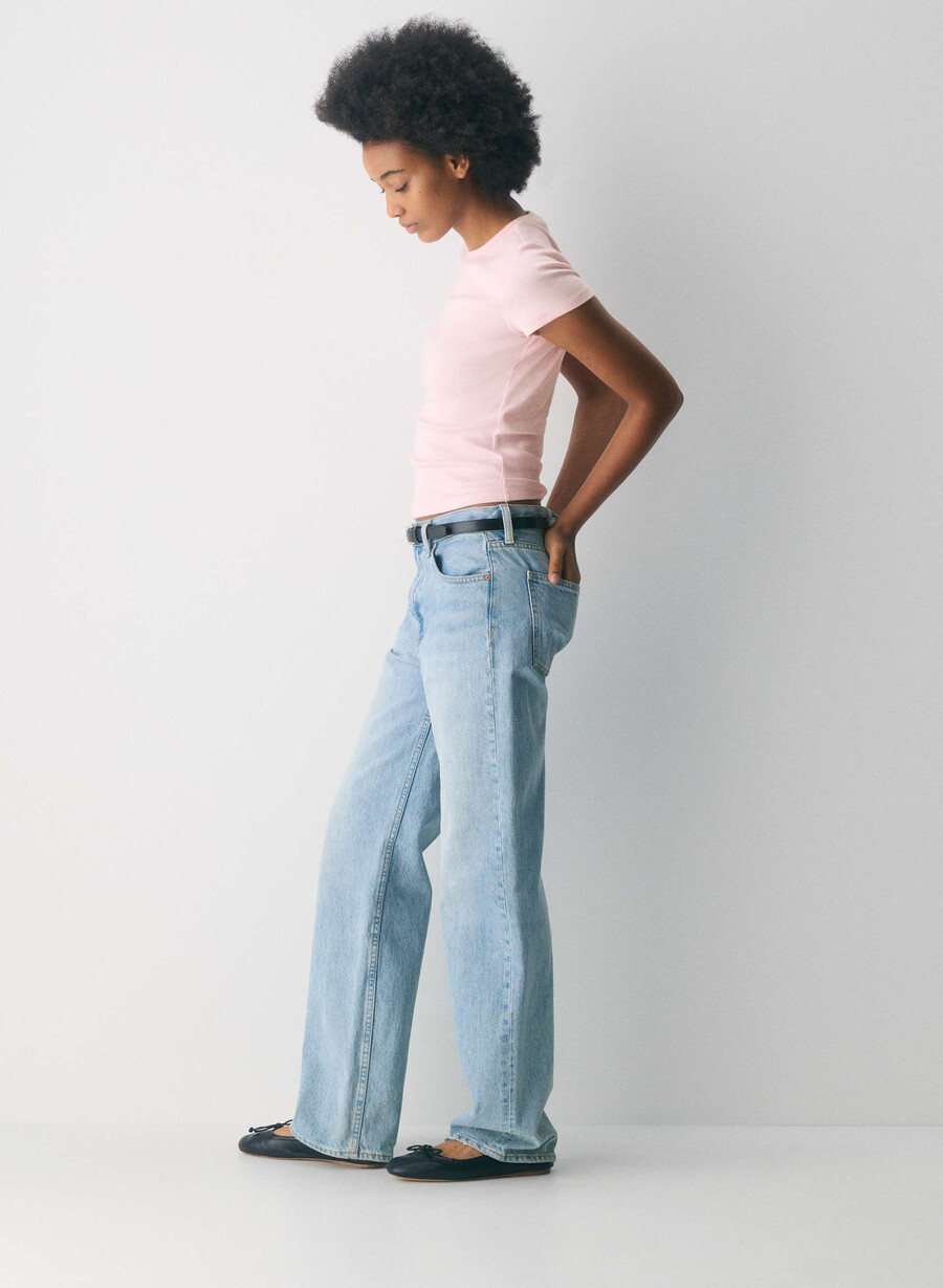 maglietta homestretch rib tune villa pink