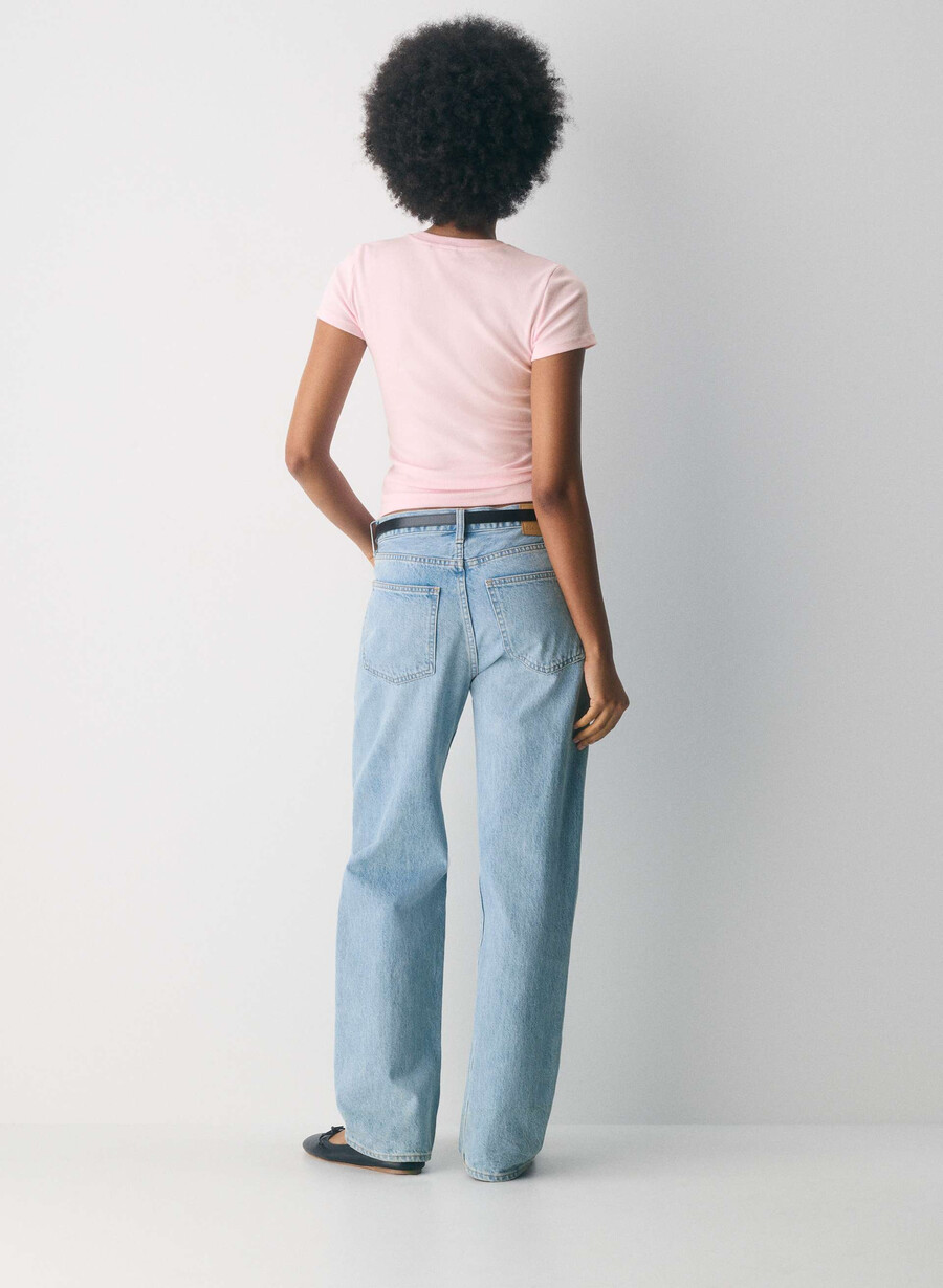 maglietta homestretch rib tune villa pink