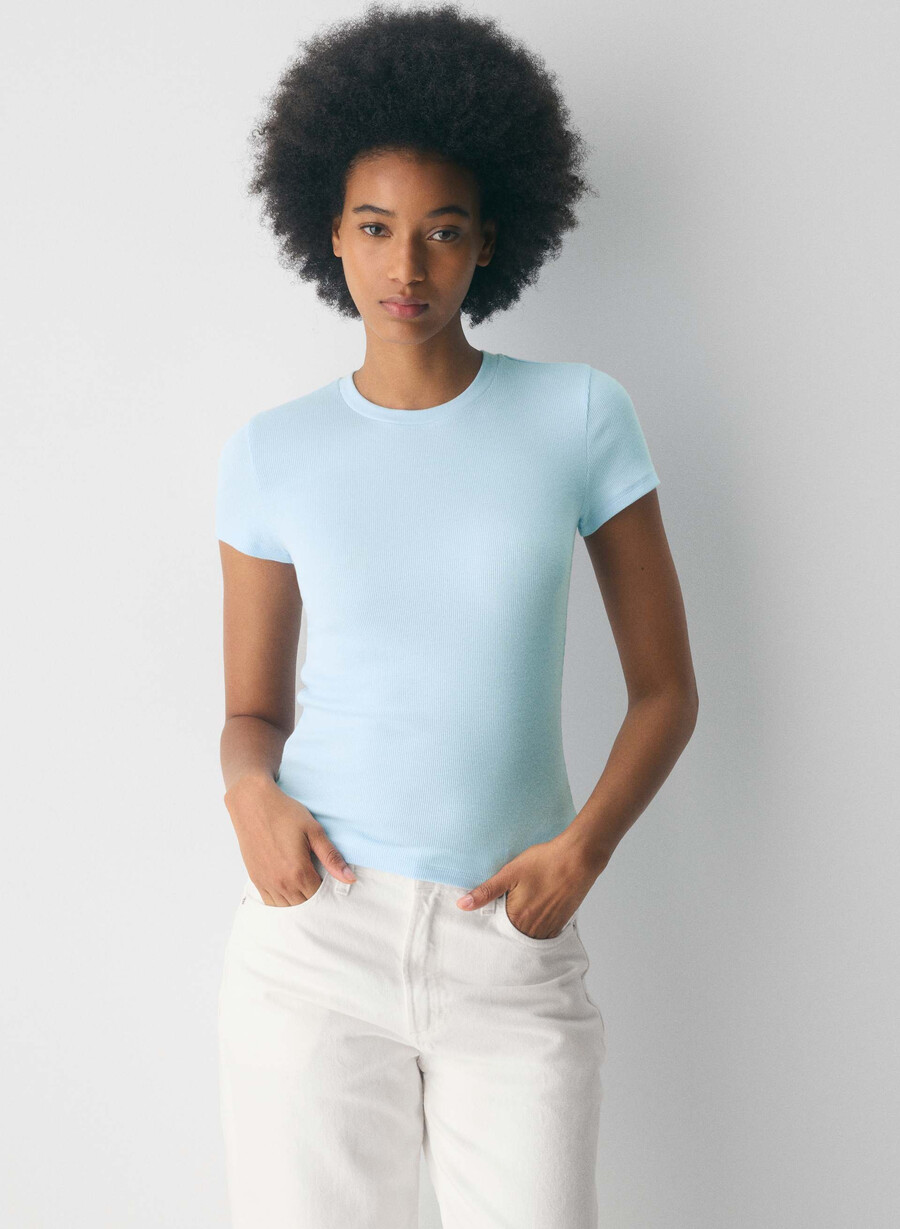 maglietta homestretch rib tune villa blue