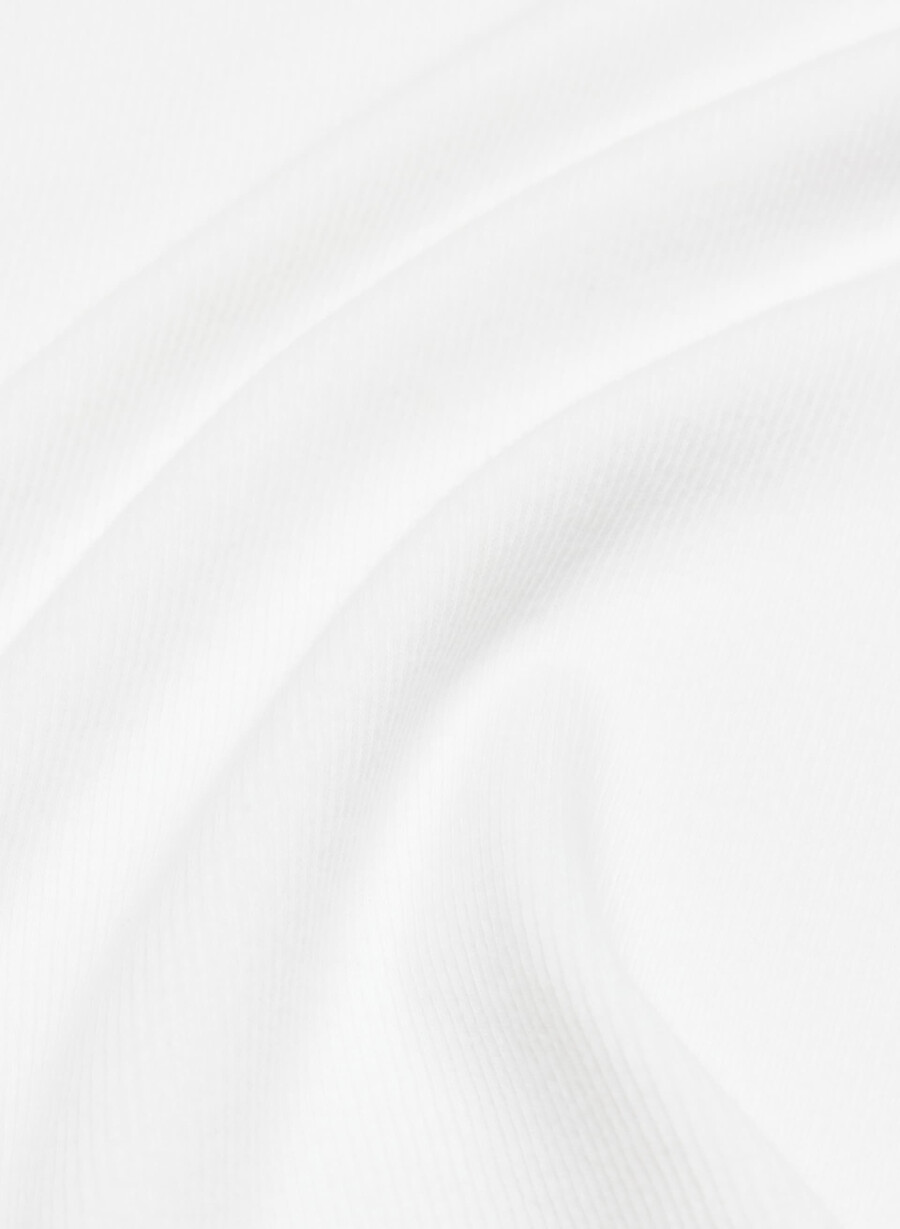 homestretch rib solo longsleeve bianco