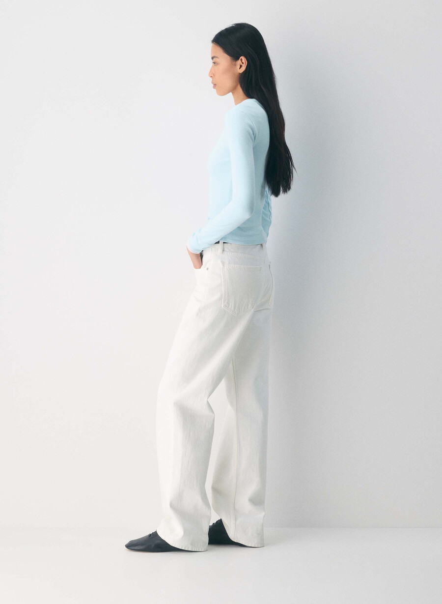 homestretch rib solo longsleeve villa blue