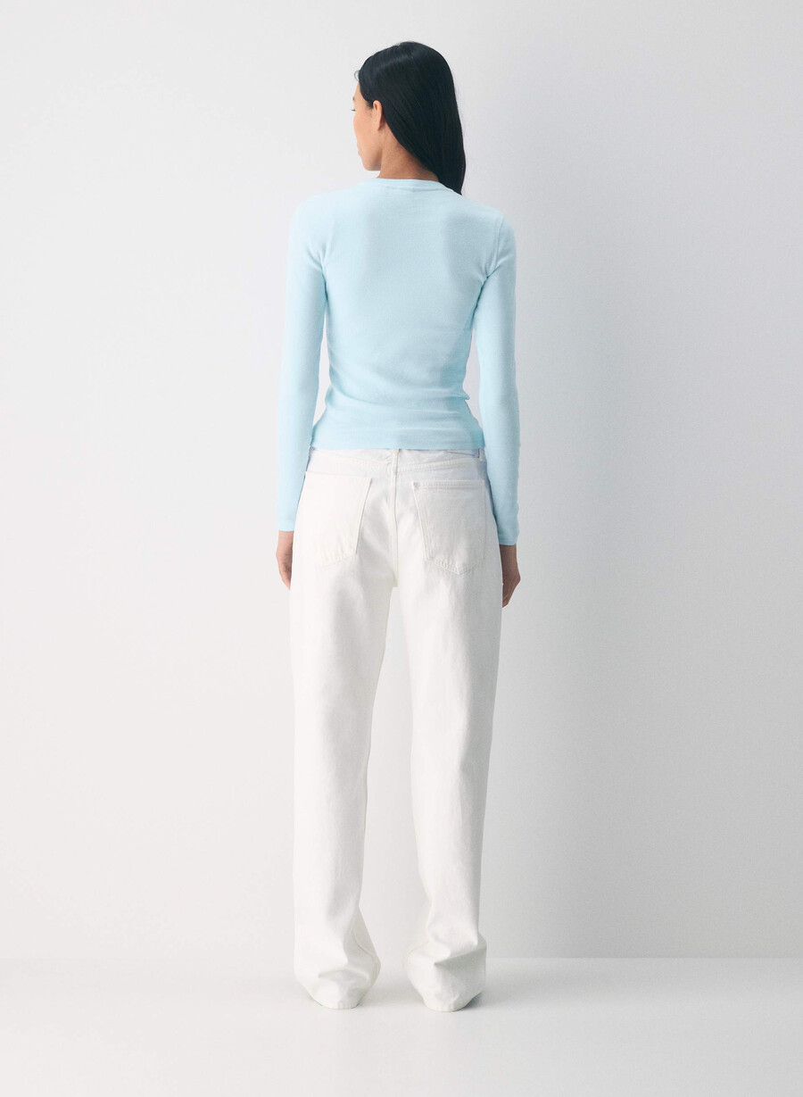 homestretch rib solo longsleeve villa blue