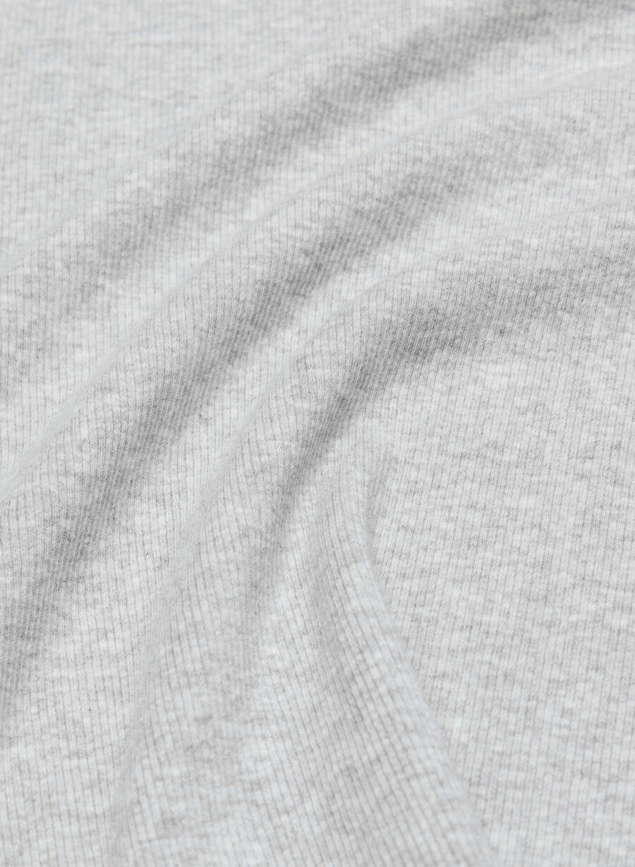 homestretch rib solo longsleeve heather chrome