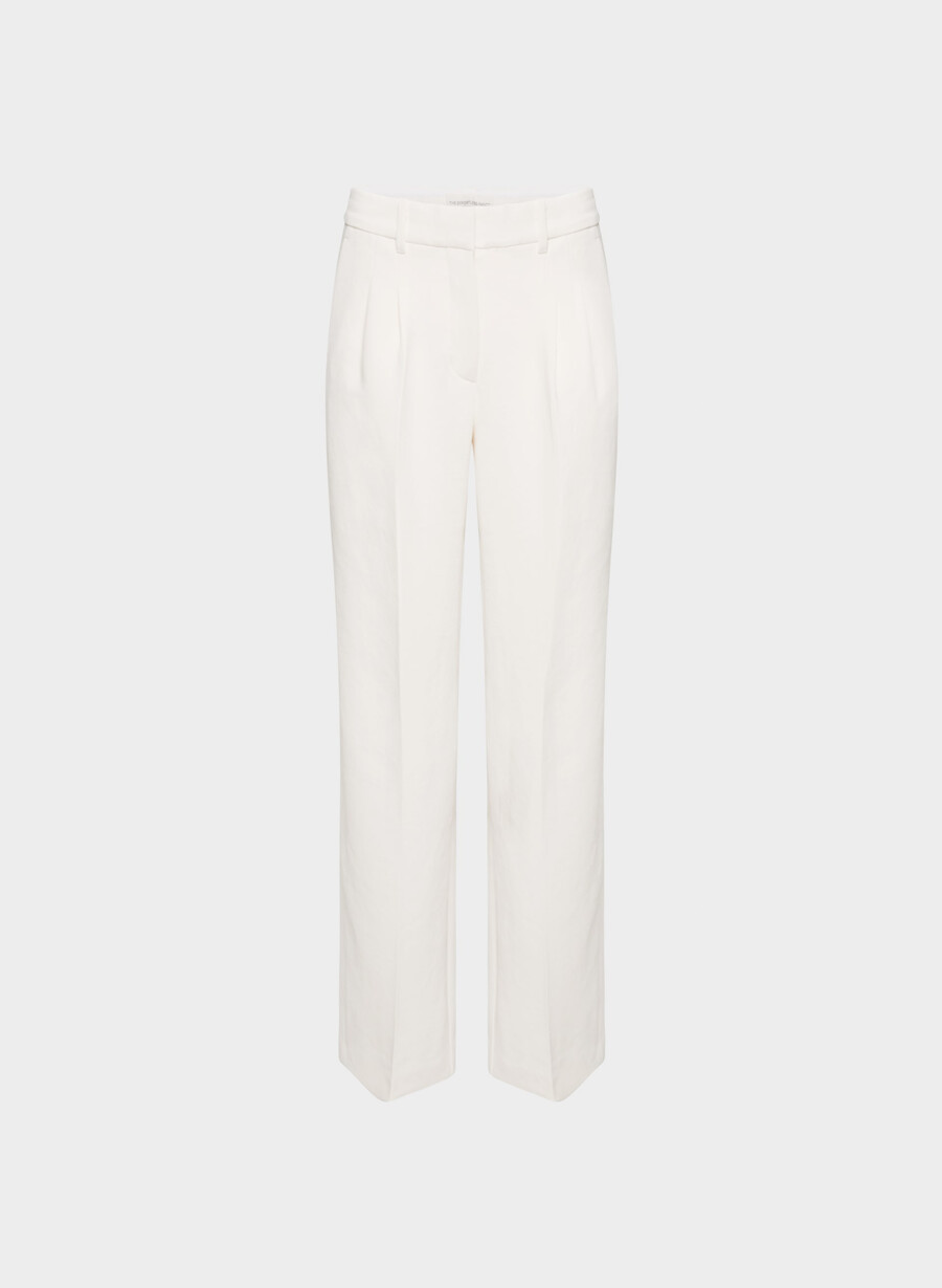 the effortless pant lo-rise - crepette light birch