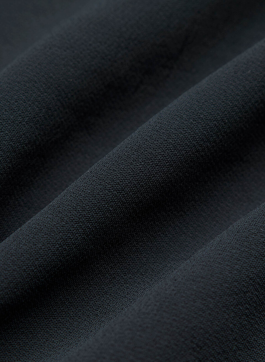 the effortless pant lo-rise - crepette dark navy