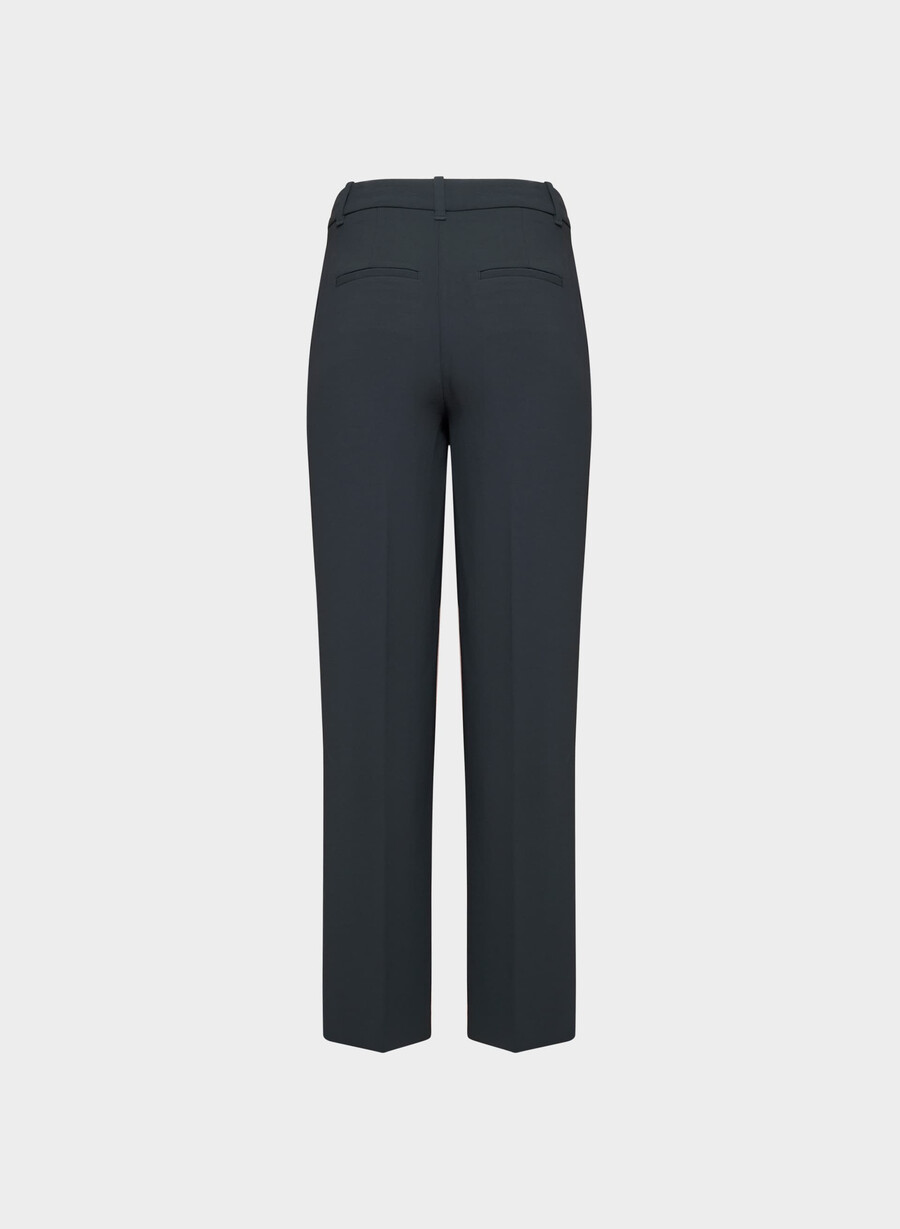 the effortless pant lo-rise - crepette dark navy