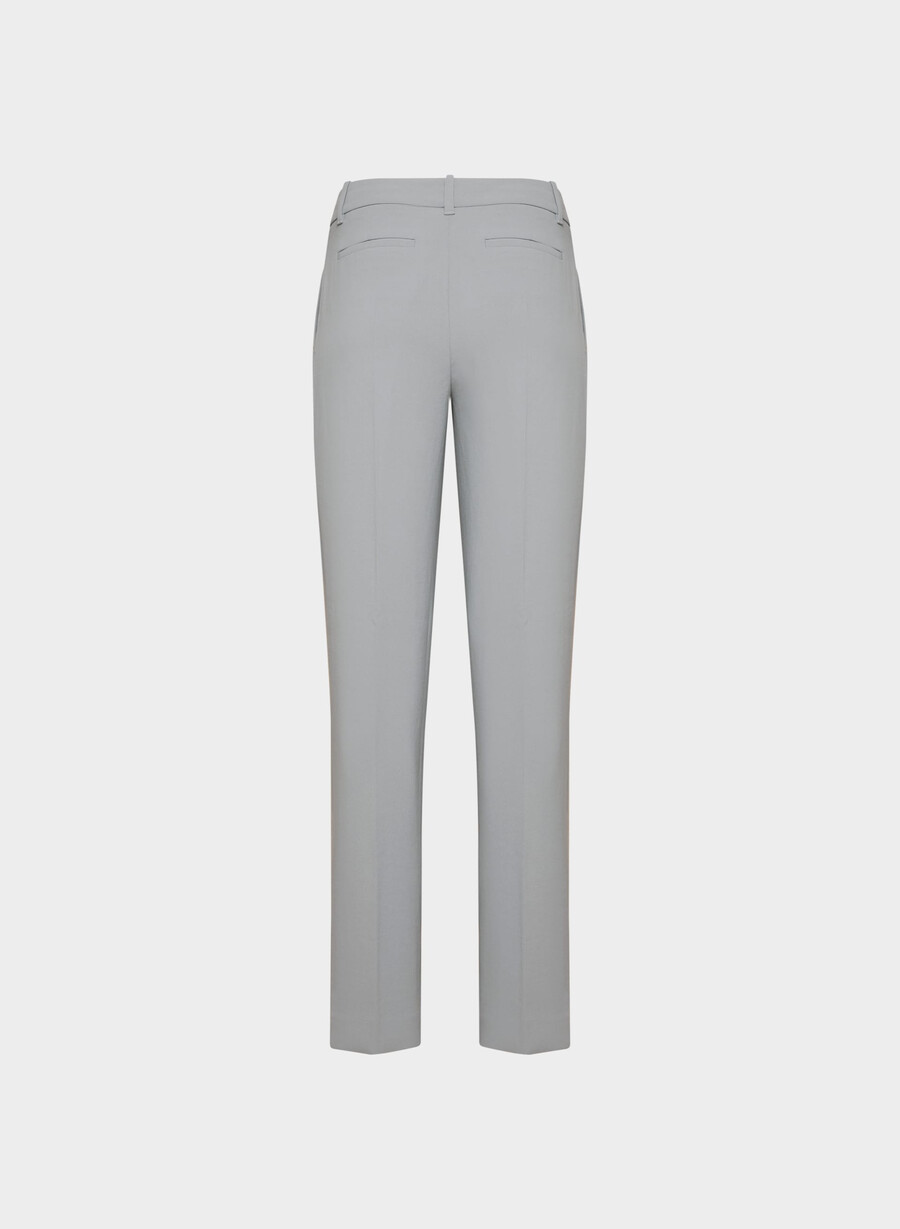 i pantaloni effortless lo-rise - crepette riverstone grigio