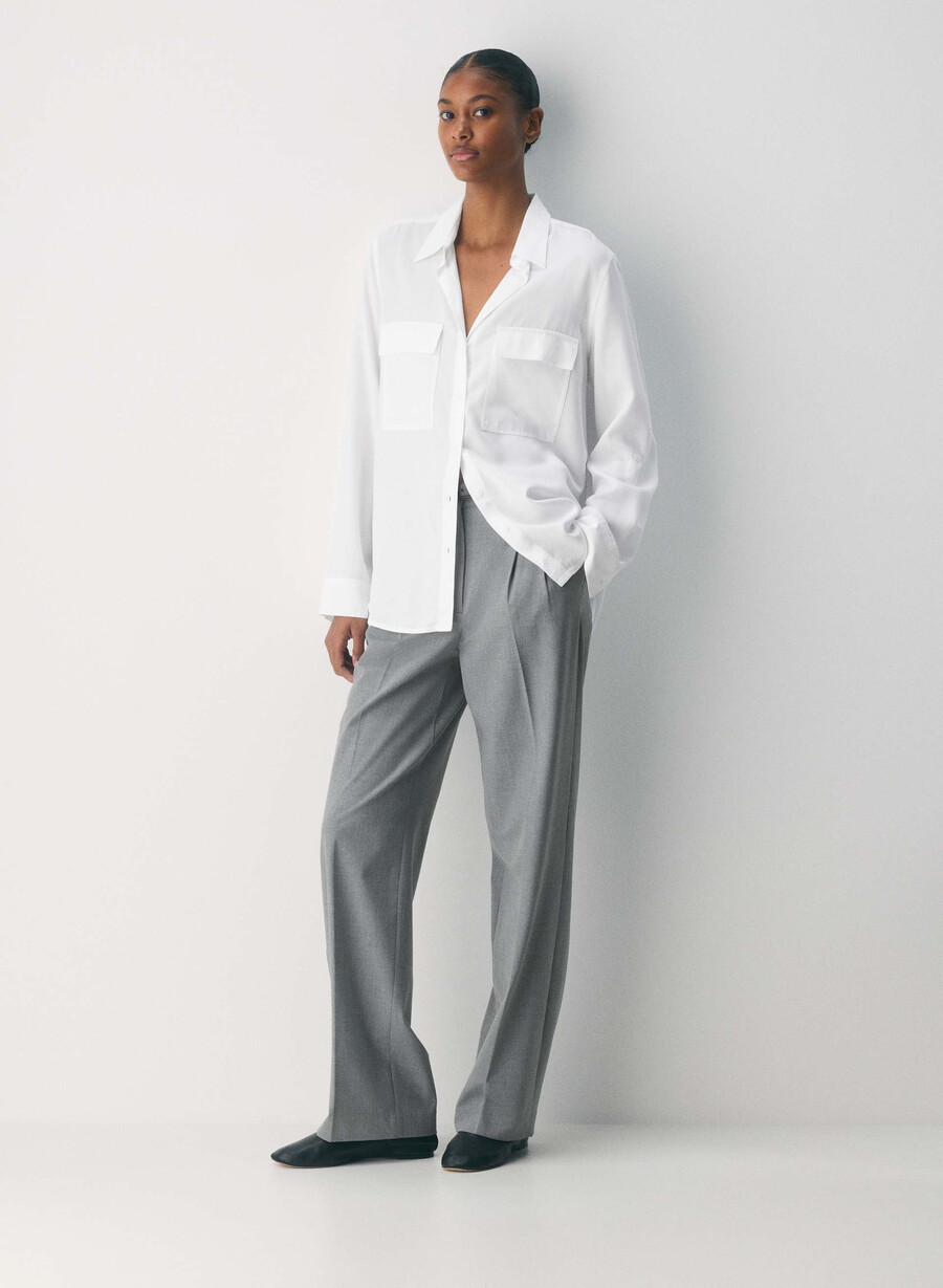 camicia utility bianca