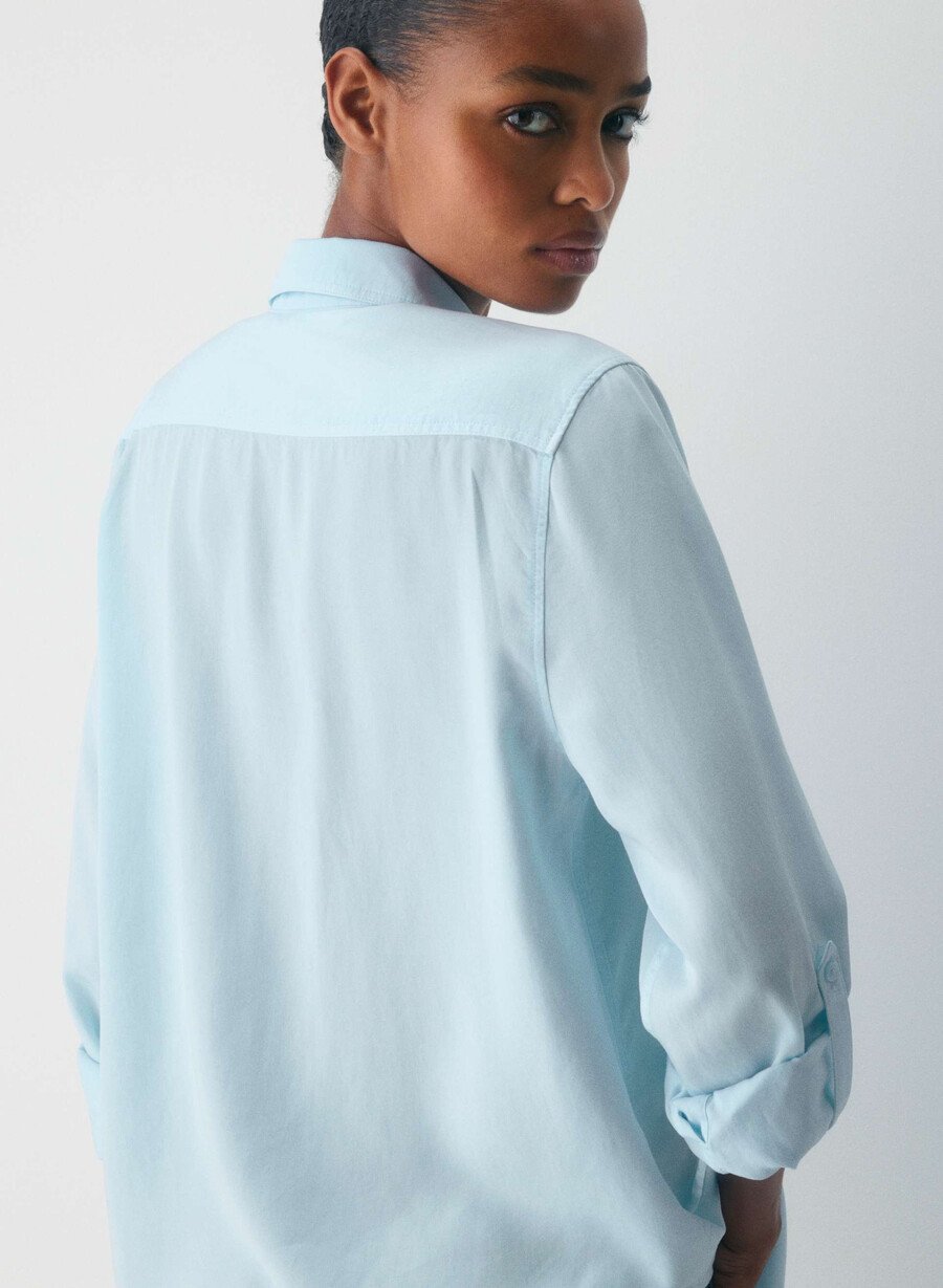 camicia utility gd skyline blue
