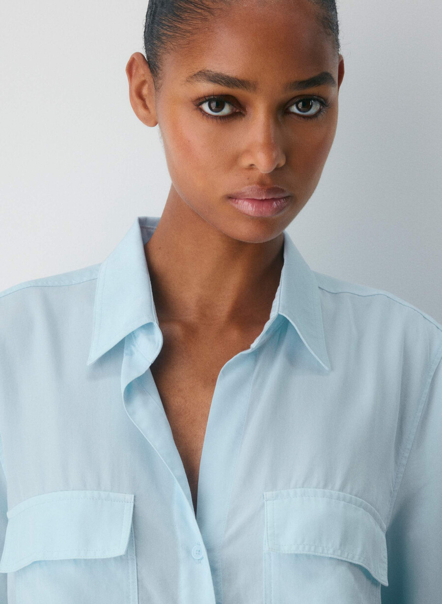 camicia utility gd skyline blue
