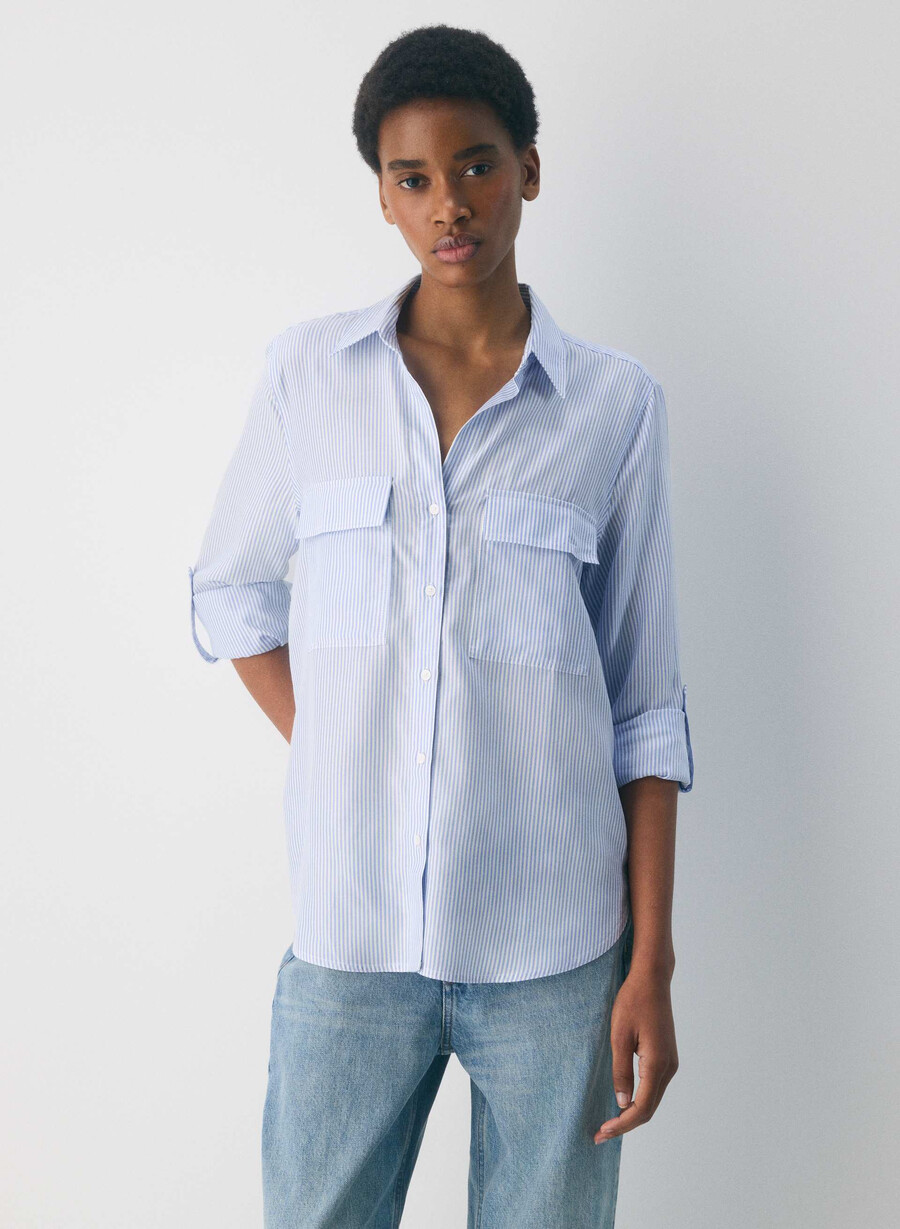 maglietta utility wlsn strp crfl blwh