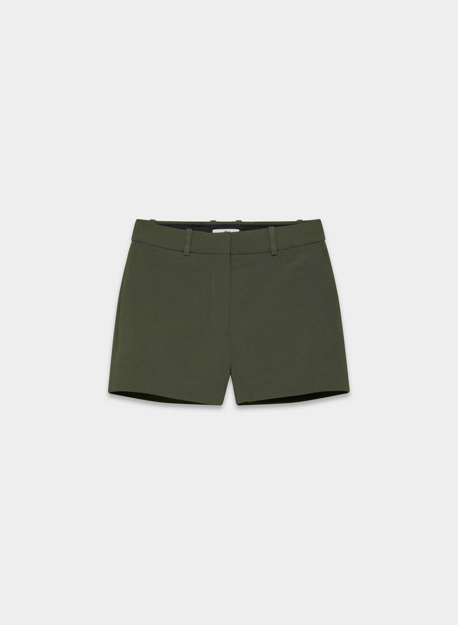 agency mini short dark olive