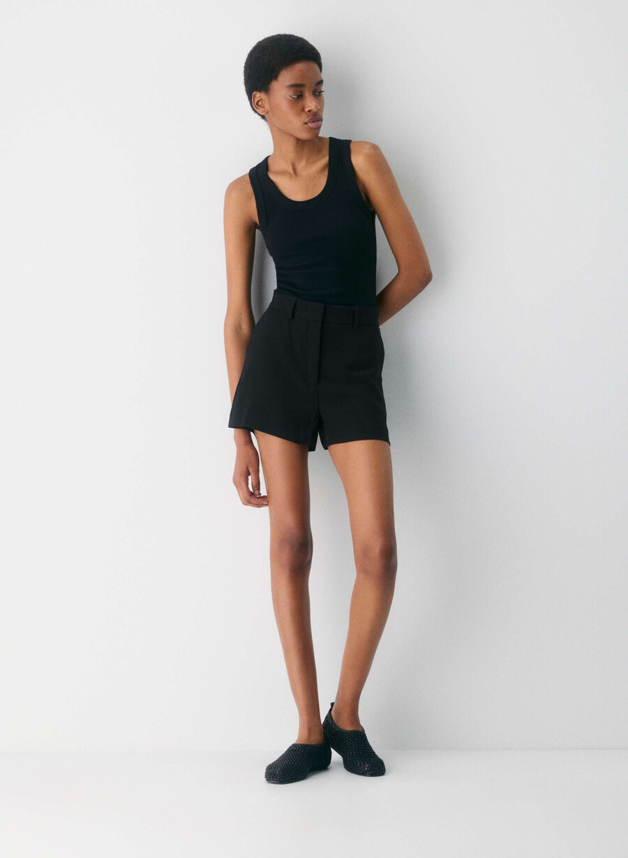 agency mini short dark olive
