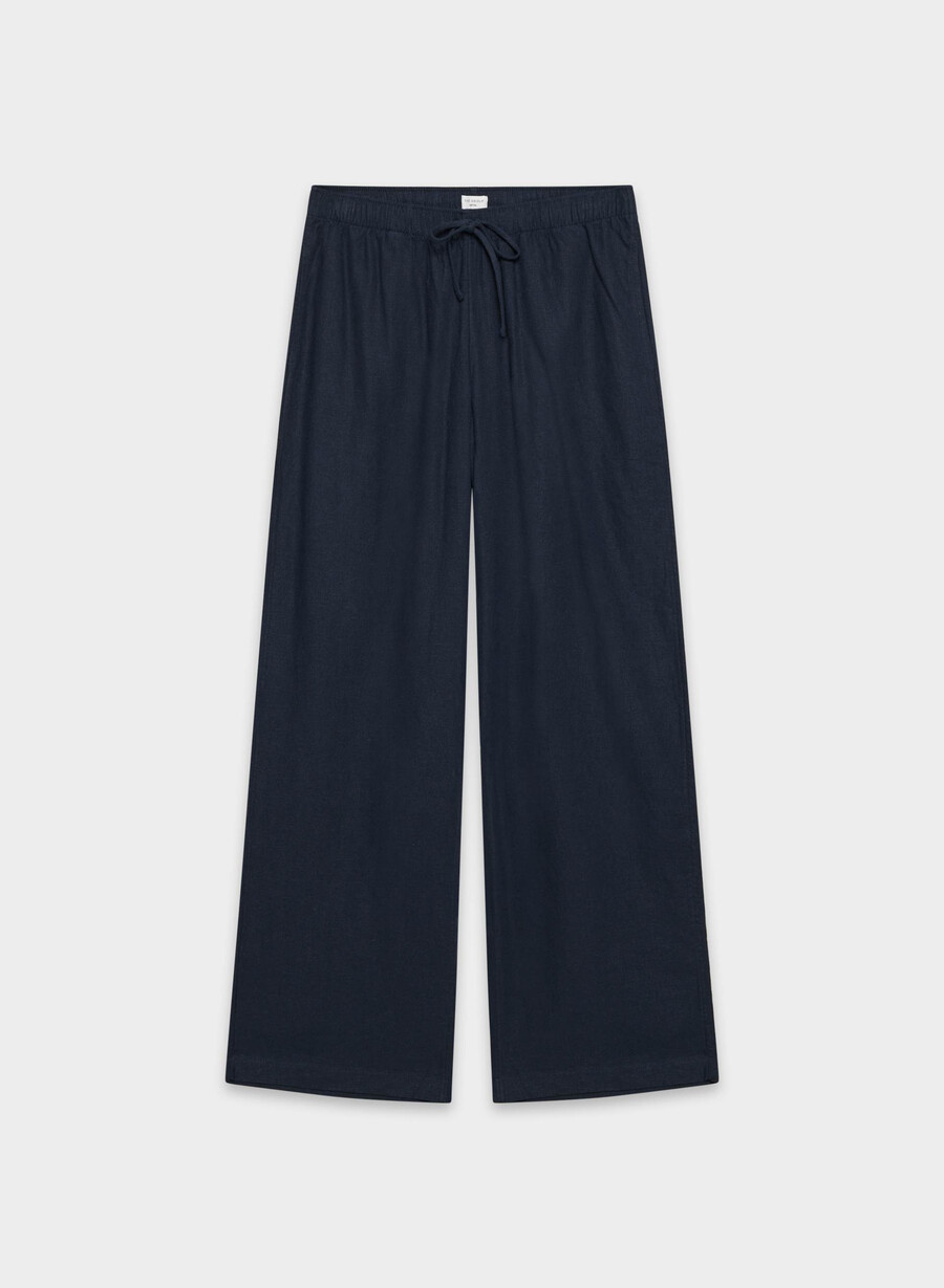 pantaloni in lino sontag admiral