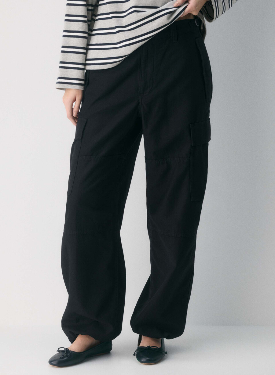 pantaloni cargo supply vintage black