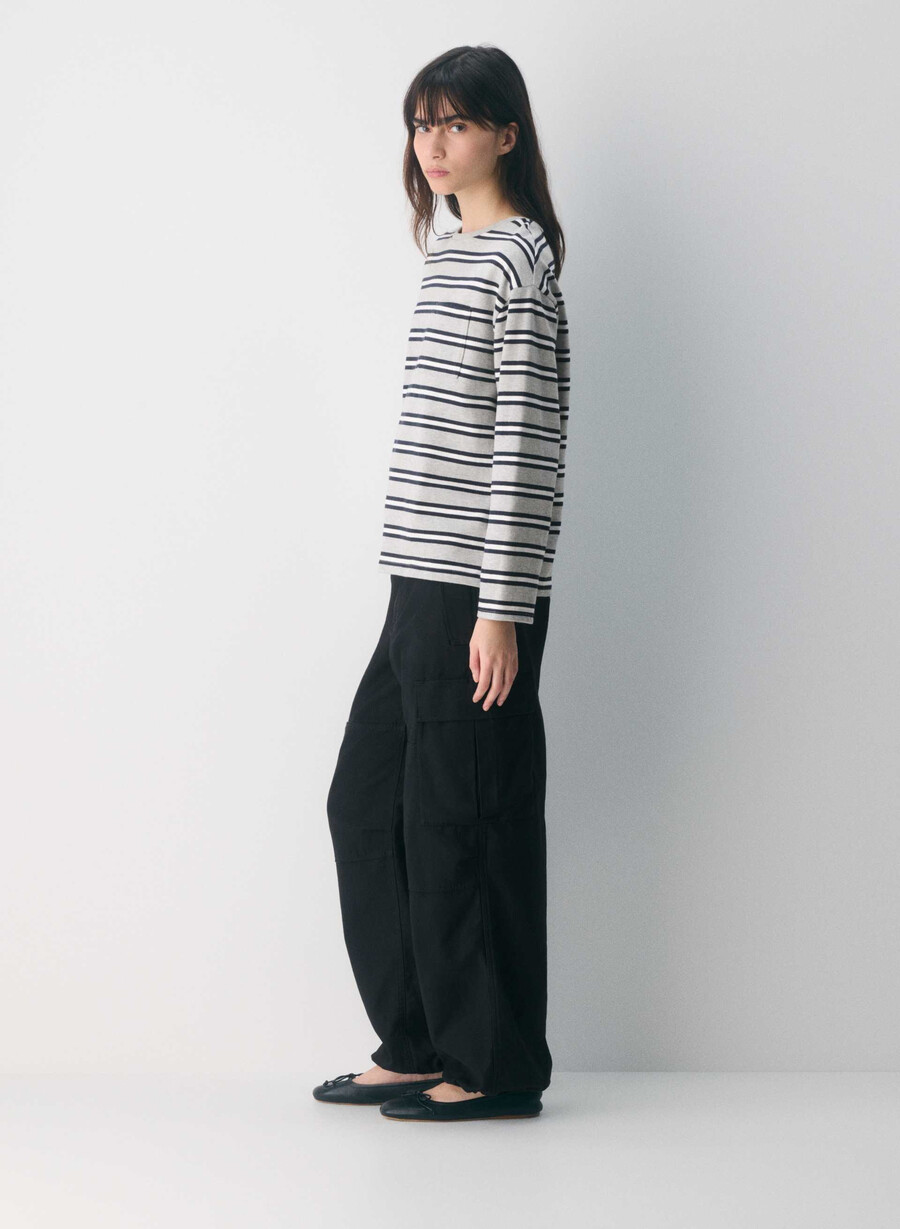 pantaloni cargo supply vintg light birch