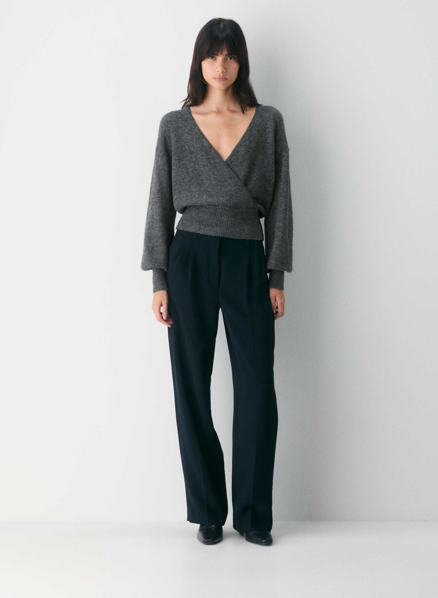 maglione dear softspoke heather charcoal