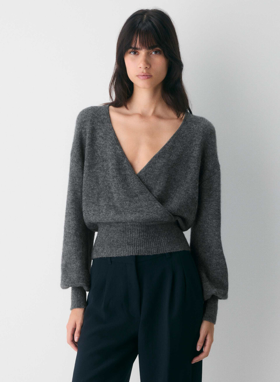 maglione dear softspoke heather charcoal