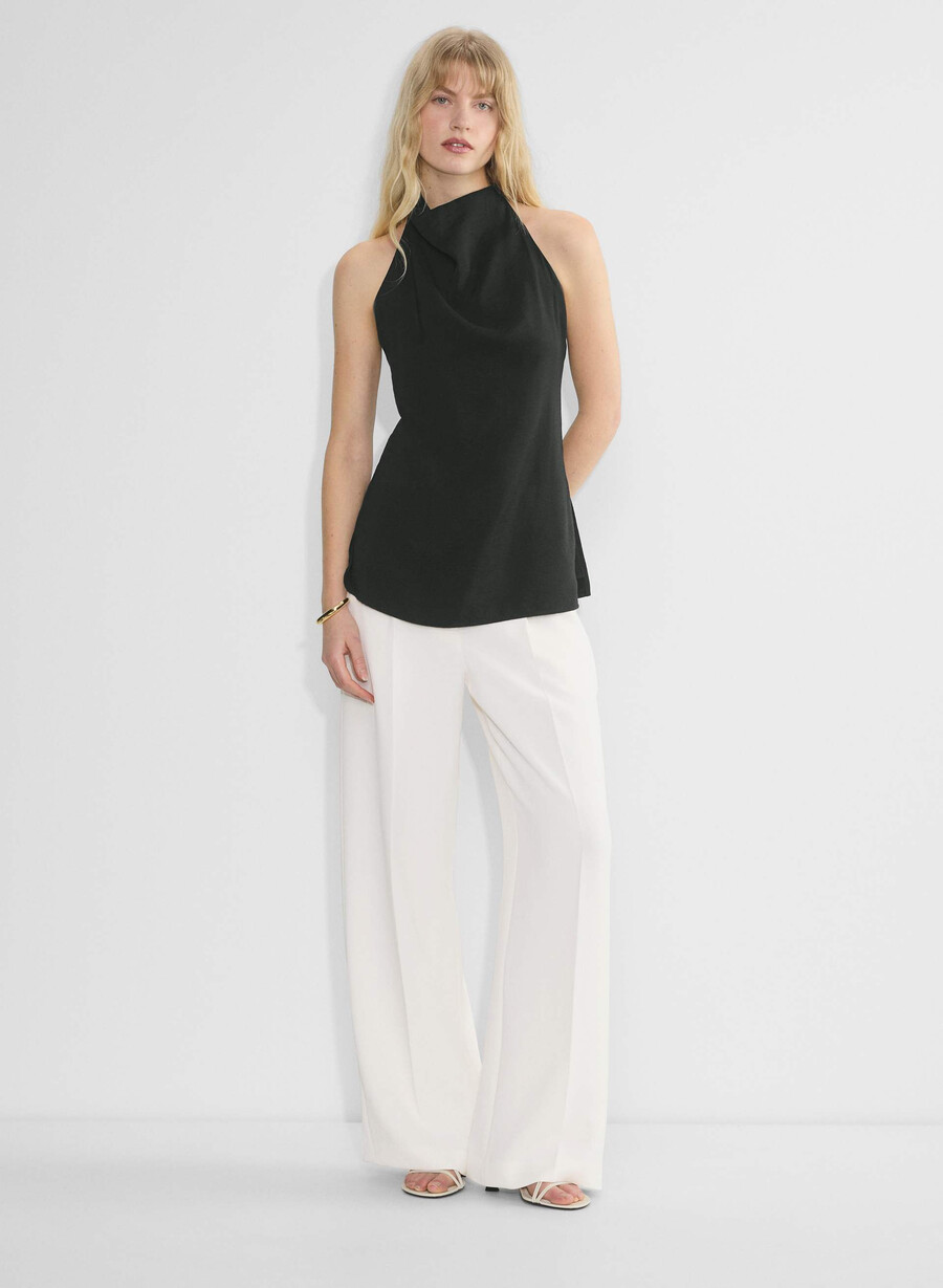 the effortless pant più ampio - crepette betulla chiara