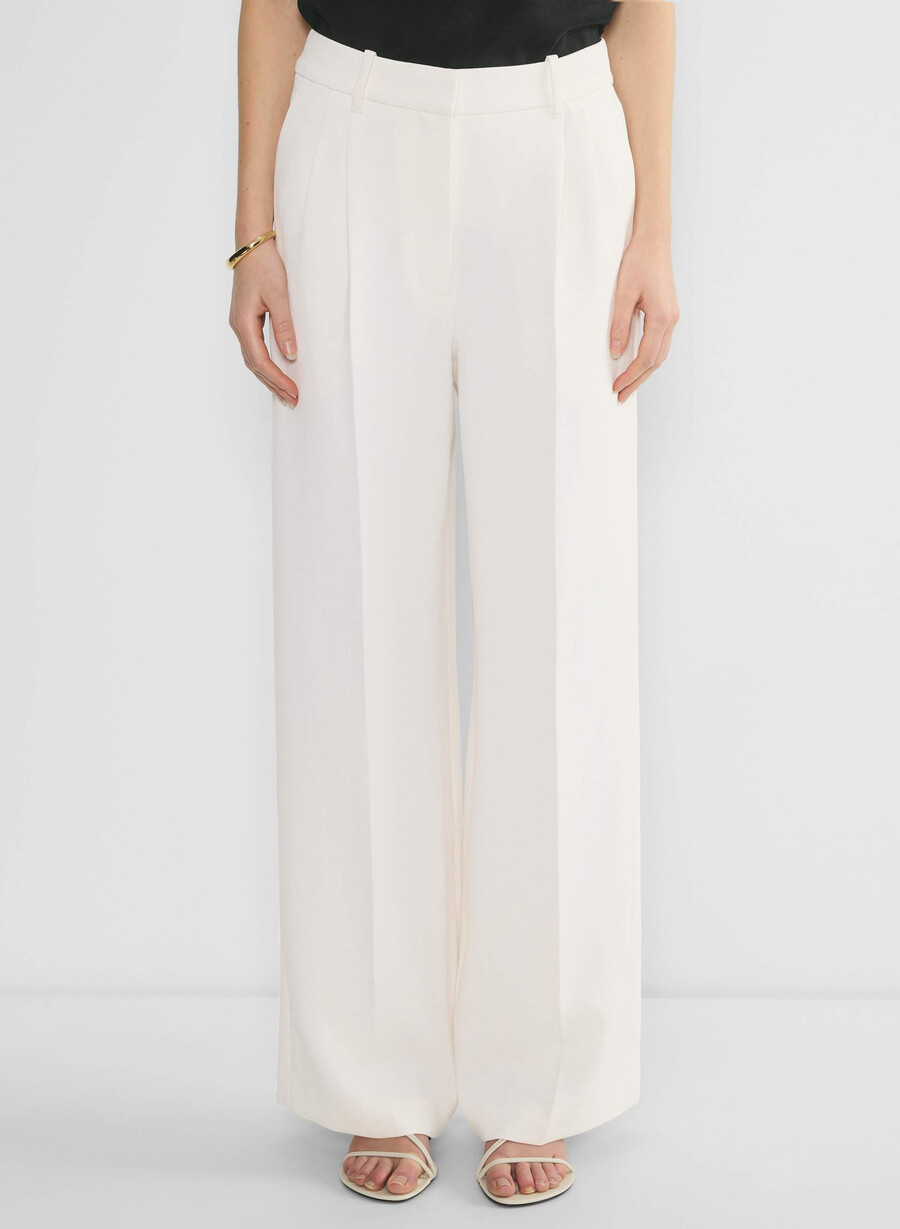 the effortless pant più ampio - crepette betulla chiara