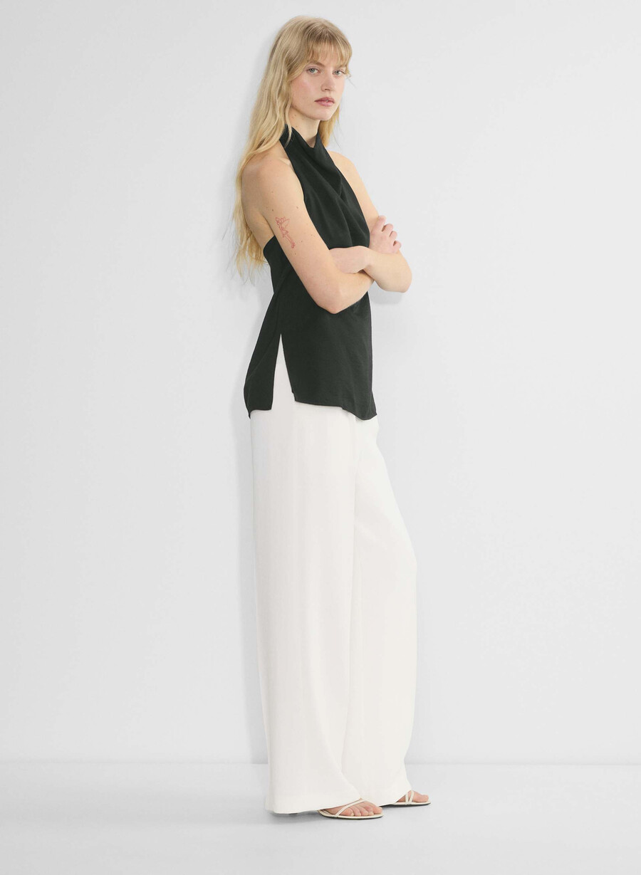 the effortless pant più ampio - crepette betulla chiara