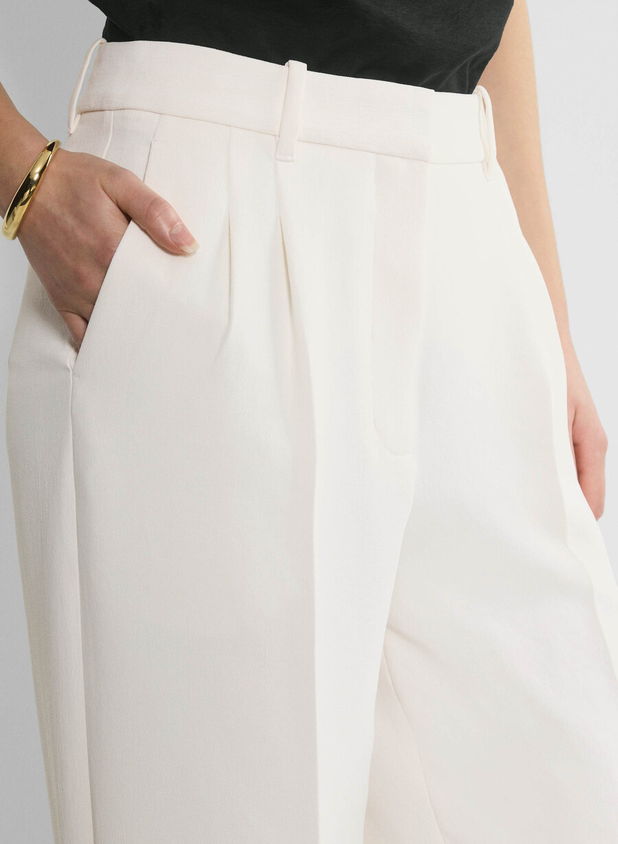 the effortless pant più ampio - crepette betulla chiara