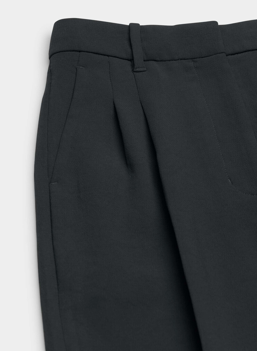 the effortless pant più largo - crepette nero