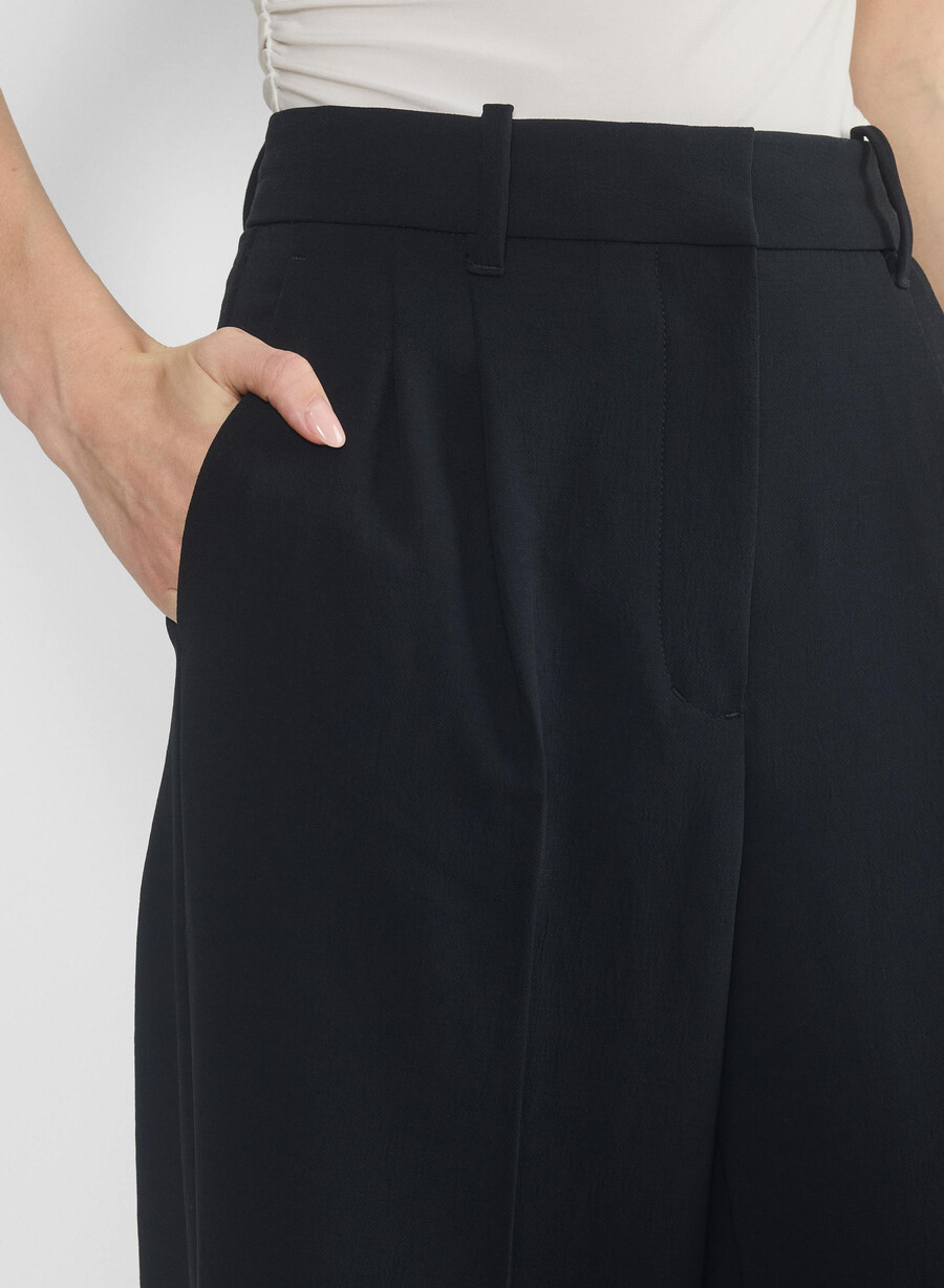 the effortless pant più largo - crepette nero