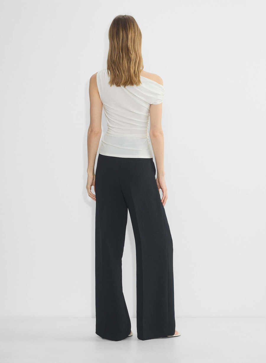 the effortless pant più largo - crepette nero