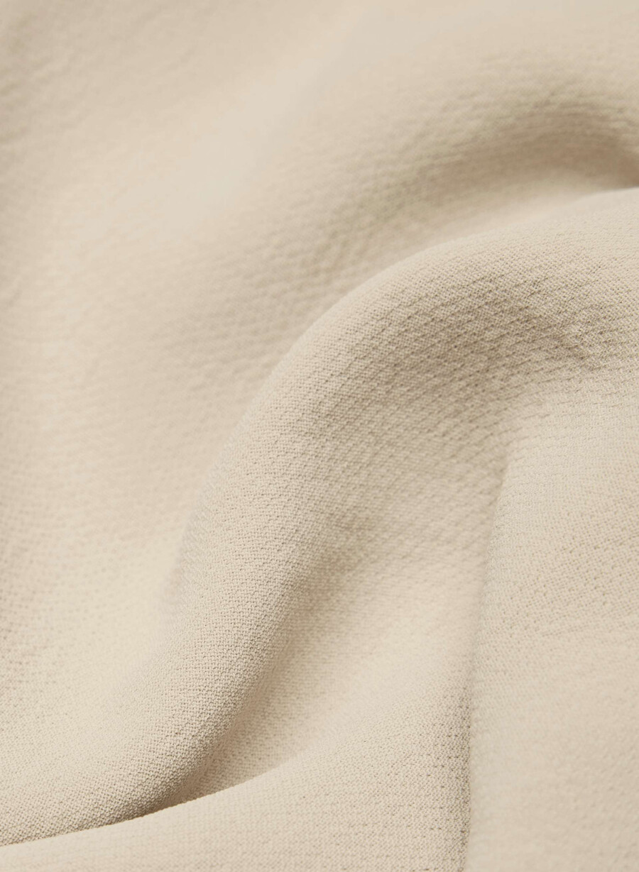the effortless pant più ampio - crepette marcona beige