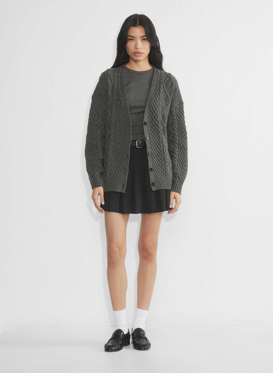 cardigan peggy heather charcoal