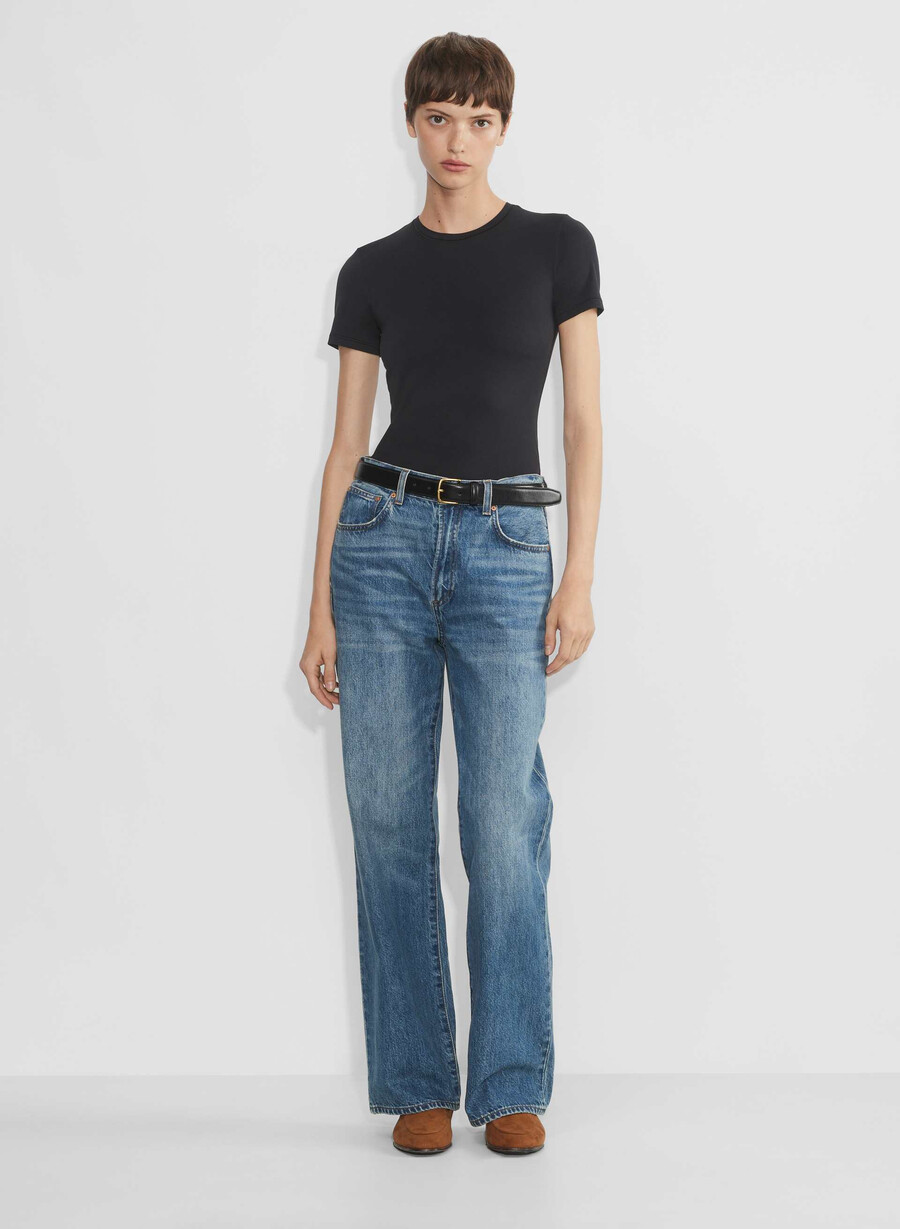 retouch emmer t-shirt vintage navy