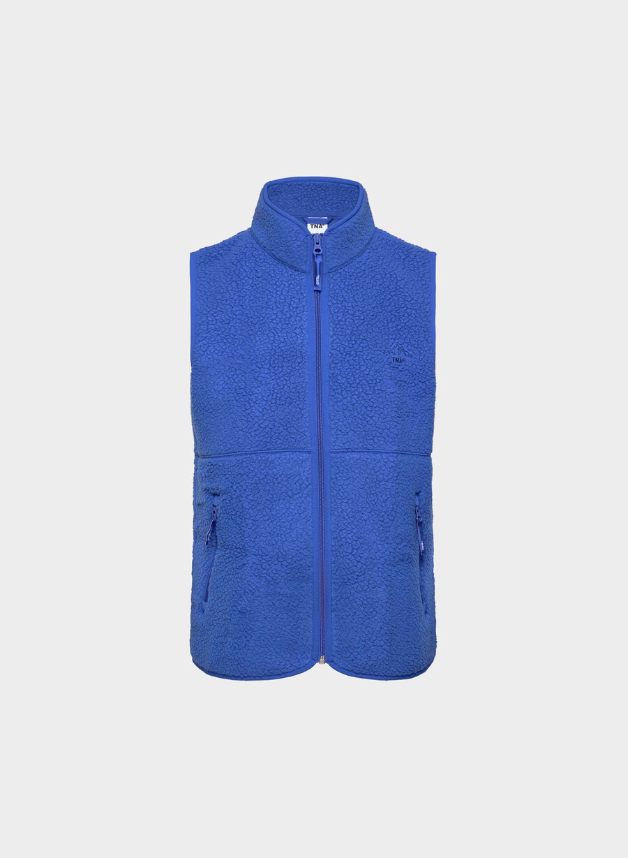 gilet a collo alto polartec thermal pro jazz blue