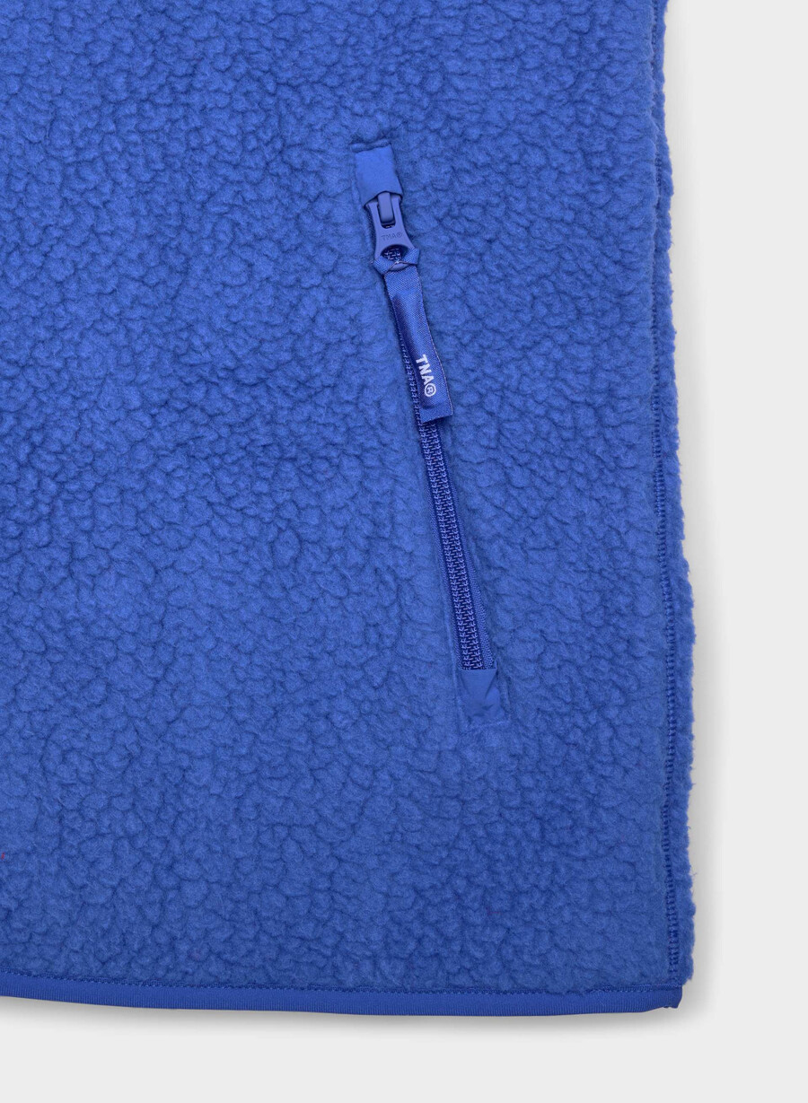 gilet a collo alto polartec thermal pro jazz blue